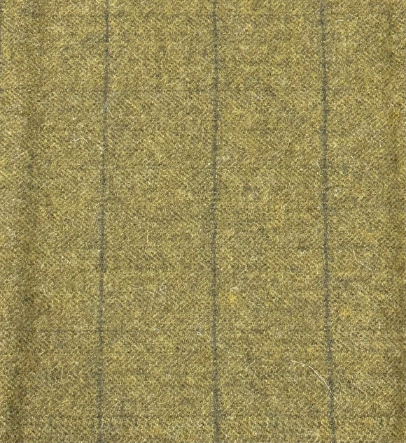 Old Gold Washed 100% Wool Fabric Fulled Fat Quarter