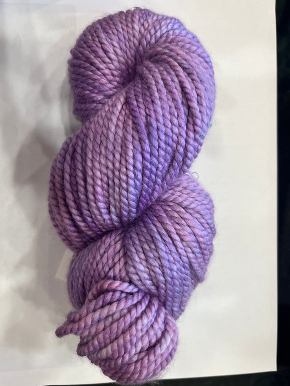 Silky Wool 2Ply Purple Flame