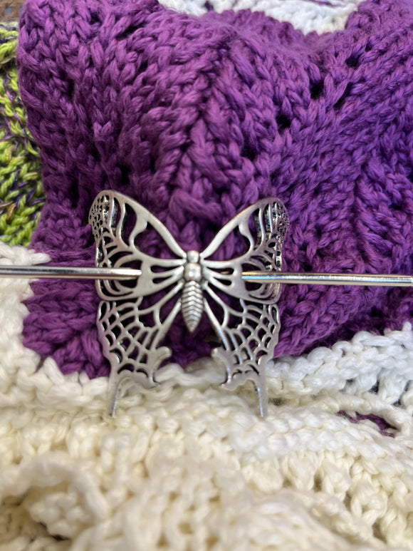 Butterfly Shawl Pin