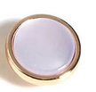 Zinc Based Alloy & Resin Metal Sewing Shank Buttons Round Gold Plated White Imitation Shell 18mm Dia.