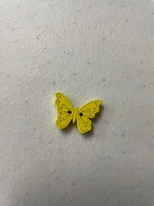 Botón de mariposa de madera de 1 1/8 de pulgada con 2 agujeros