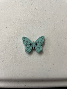 Botón de mariposa de madera de 1 1/8 de pulgada con 2 agujeros