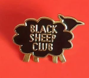 "Black Sheep Club" Pin