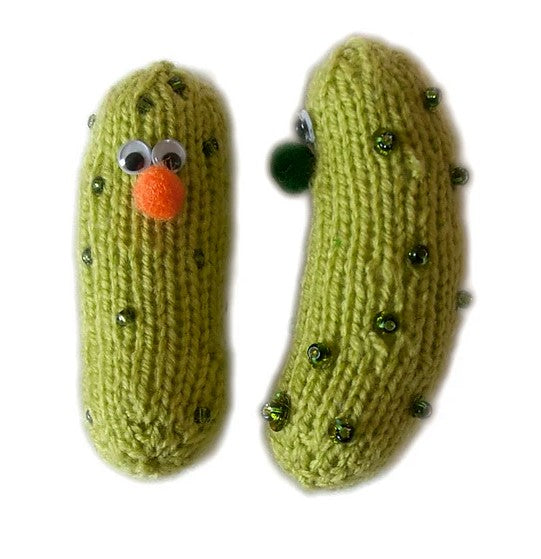 Knit a Christmas Pickle Class Friday October 27th from 10AM to 12PM