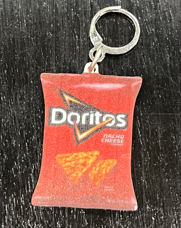 Doritos Nacho Cheese Chips bag Stitch Marker