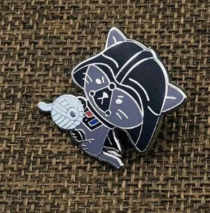 Darth Kitty lapel pin