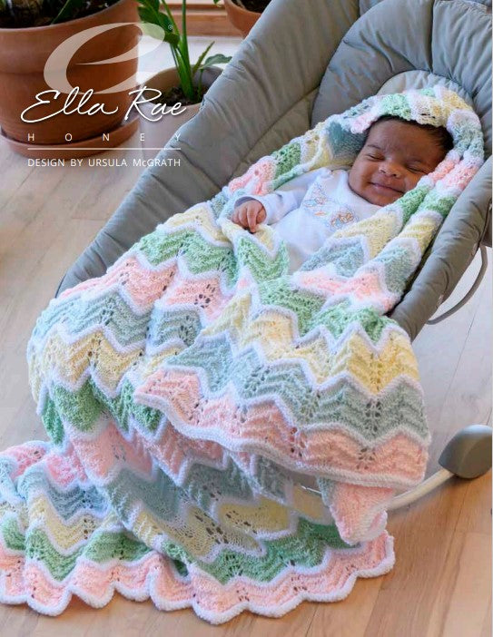 Honey by Ella Rae Della Baby Blanket (Free with Honey yarn purchase)