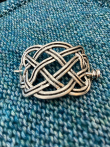 Celtic Knot Metal Shawl Pin