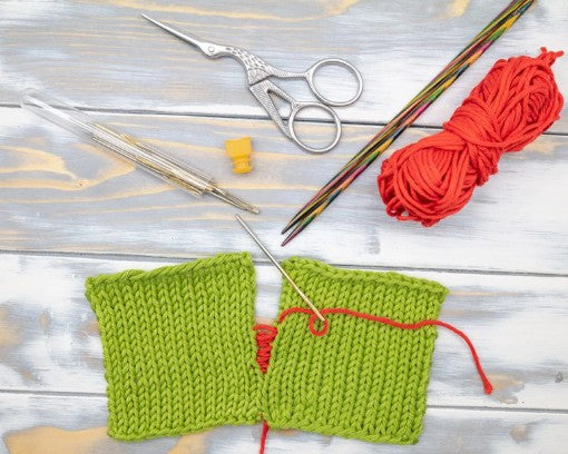 Learn how to put your knit pieces together with Ease! Finishing Class Thursdays, Sep. 25th and Oct. 2nd, 9th, & 16th