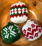 Colorful Christmass Ornaments, Colorwork Class Hot Springs Fiber Co