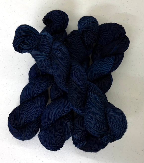 Seriously Sock  Midnight Blue by Hot Springs Fiber Co.