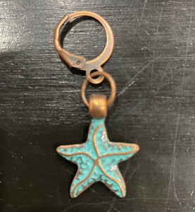 Bronze Starfish Stitch Marker