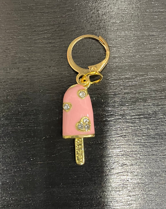 Pink and Gold Popsicle Stitch Marker
