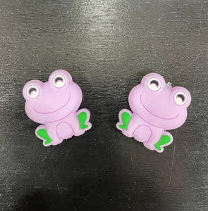Froggy Needle Point Protectors - Purple
