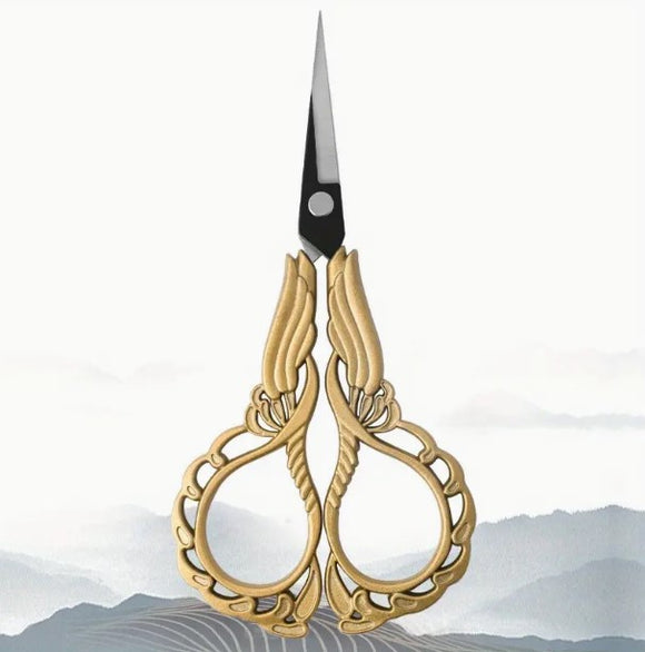 Stainless Steel Sewing Scissors  Gold