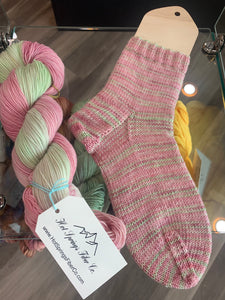 Basic Sock, Cuff Down Class with Peggy Young Tuesdays August 20th, 27th, and Sep 3rd from 9:30 to 11:30