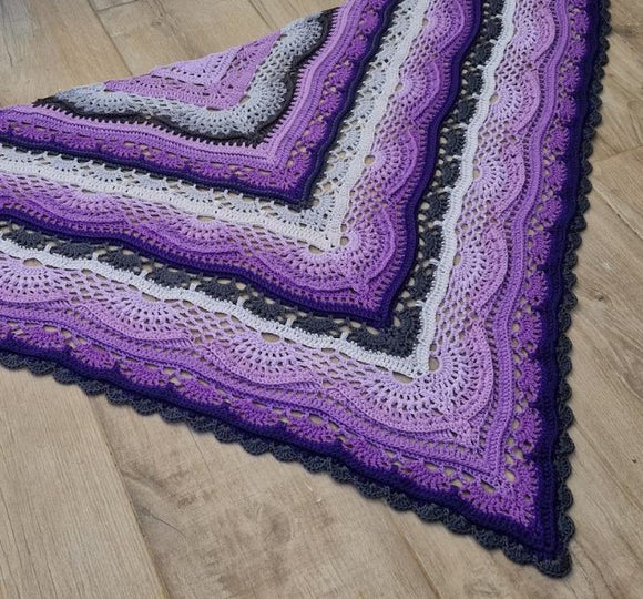 Crochet Class Darjeeling Tea Shawl with Melissa Phillips Monday, 1 to 3 PM, April 15th, 22nd, and 29th