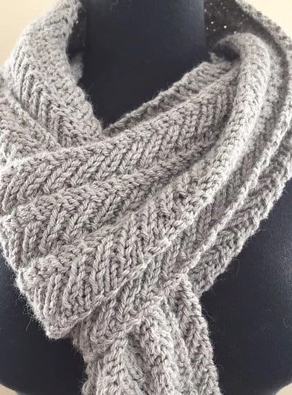 Scarf Ridges Ridges Free Scarf Pattern – Hot Springs Fiber Co.