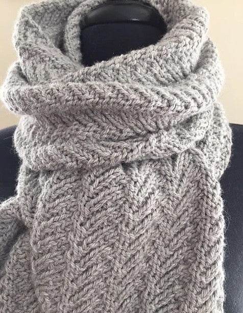 Scarf Ridges Ridges Free Scarf Pattern – Hot Springs Fiber Co.
