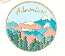 'Adventure' camping themed Pin