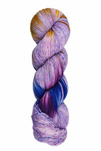 Huasco Calcetín pintado a mano color 1029 Flamenco Andino de Araucania Yarns