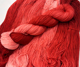 Seriously Sock in ombre color, Scarlet Letter by Hot Springs Fiber Co.