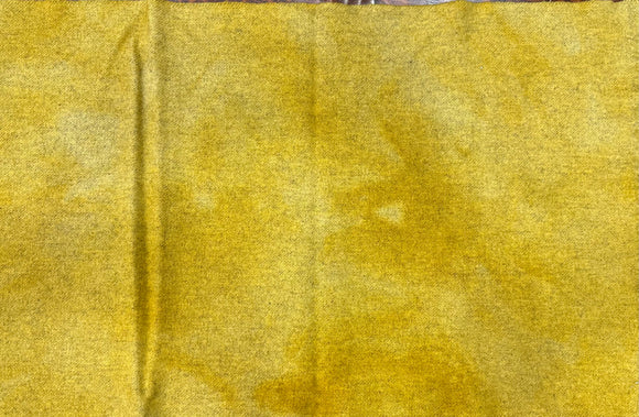 Sunshine Gold 1 Overdyed 100% Wool Fabric Fulled Fat Quarter