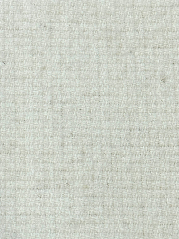 Cream Brulee Washed 100% Wool Fabric Fulled Fat Quarter