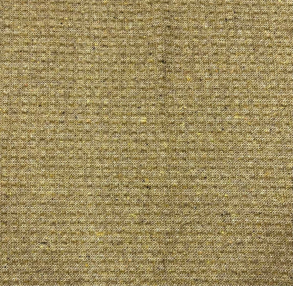 Reverse Gold Washed 100% Wool Fabric Fulled Fat Quarter