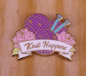 'Knit Happens'  Pin