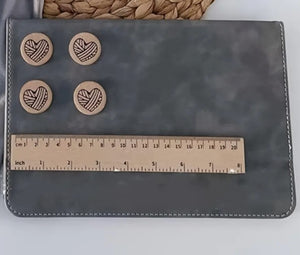 Magnetic Pattern Board with Ruler and Magnets - Grey