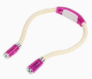 Luz de cuello LED rosa