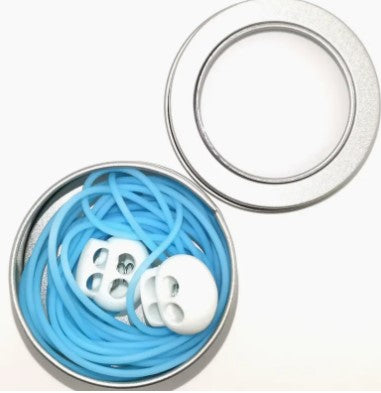 Purl Strings with String Stoppers - Light Blue