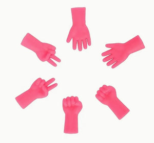 Rock, Paper, Scissors  Needle Point Protectors, Hot Pink