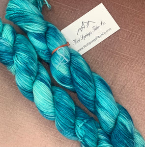 Silky Alpaca Color Peacock by Hot Springs Fiber Co