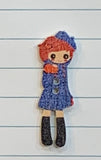 Little Girl Wood Buttons, ADORIBLE!!