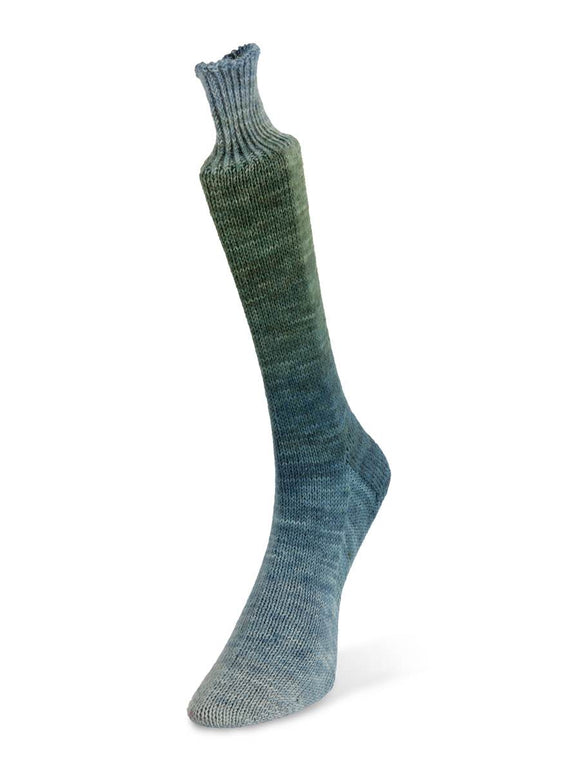 Watercolor Sock by Laines du Nord #101 Green/blue