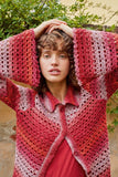 CROCEHT JACKET Pattern for Linello by Lang Color #0065